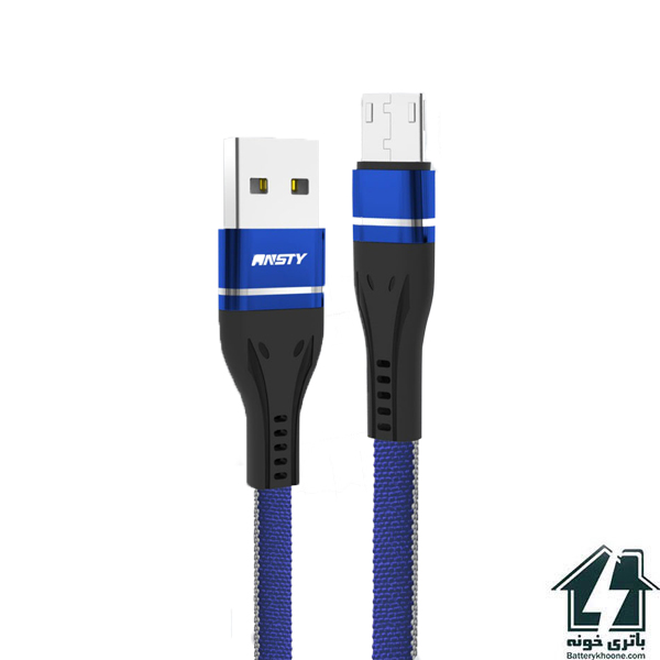 کابل شارژ فست شارژ انستی مدل Ansty USB-A to microUSB Fast Charge Cable SA-002